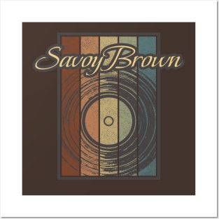 Savoy Brown Vynil Silhouette Posters and Art